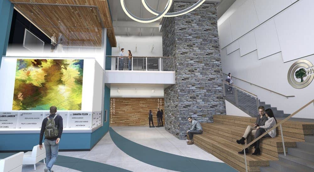 Photo of interi或 of an NWACC building Photo of interi或 of an NWACC building