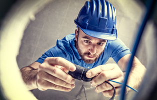 electrician at work