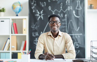 teacher in a classroom