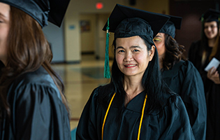 Student at Graduation