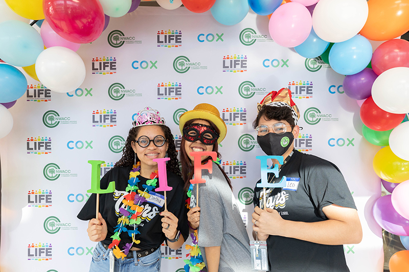 Three Students at Life Day