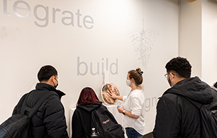 People Looking at Artwork People Looking at Artwork